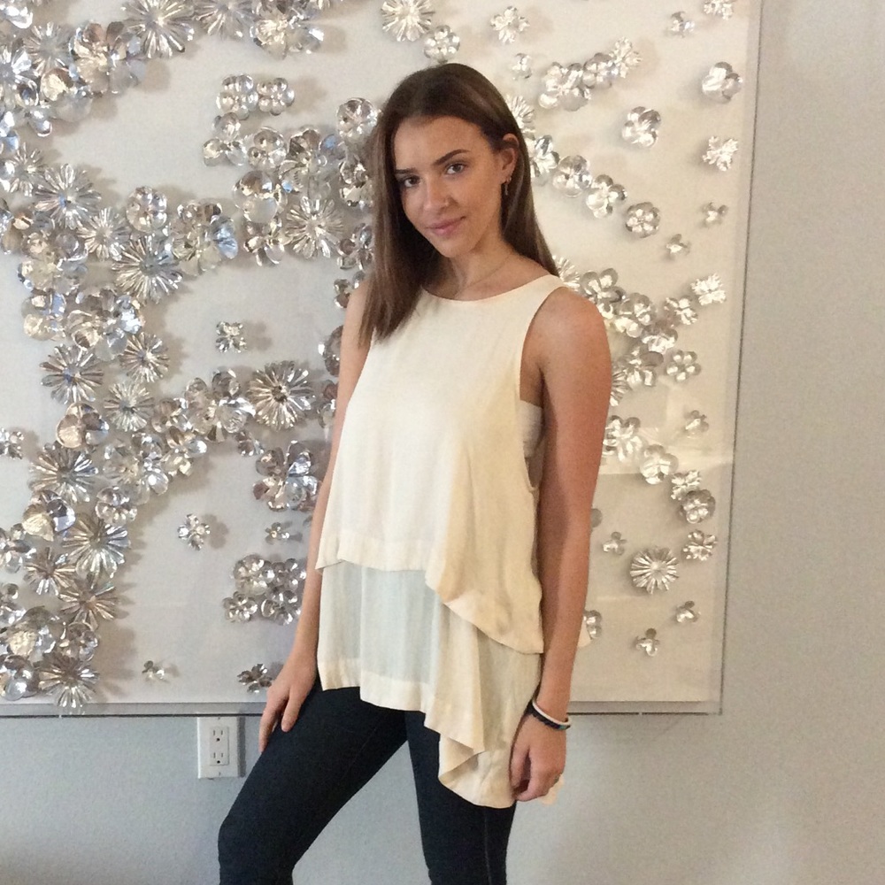 NWT Free People tunic cream size M - Picture 3 of 5